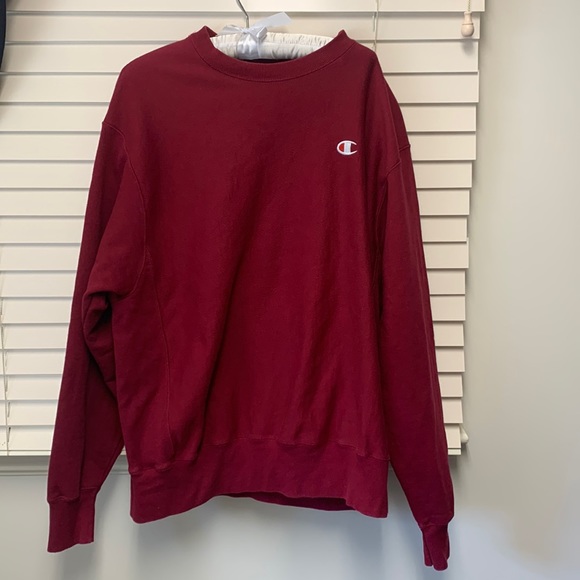 Maroon/Dark Red Champion Pullover - Picture 1 of 2